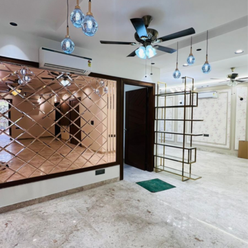 Living Room in 4 BHK Builder Floor at South City 2 – for Sale