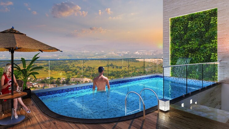 Swimming Pool, meghna-7 2 Bedroom 890 Sq.Ft. Apartment In Kharghar Navi Mumbai 7635702
