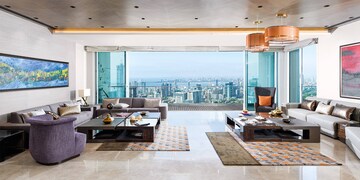 Living Room in 6+ BHK Apartment at Avighna One Avighna Park, Lower Parel – for Sale