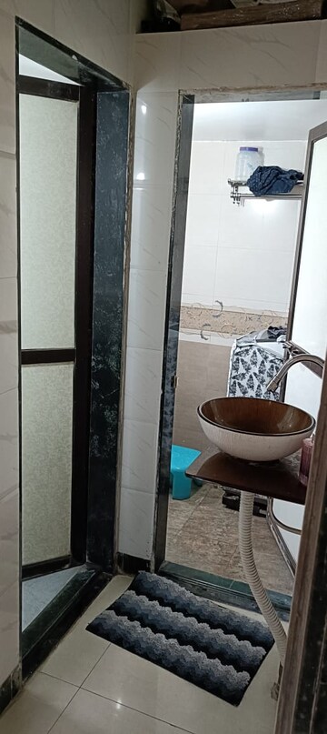 Bathroom in 1 BHK Apartment at Swastik Park CHS, Ghodbunder Road – for Sale