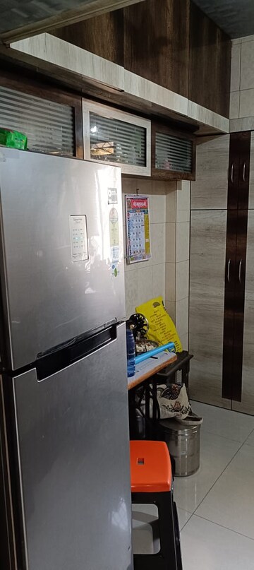 Kitchen in 1 BHK Apartment at Swastik Park CHS, Ghodbunder Road – for Sale
