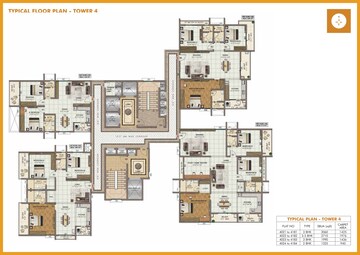 Floor Plan in 3 BHK Apartment at Sumadhura Horizon, Kondapur – for Sale
