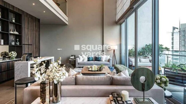 Living Room, oberoi-skyz 4 Bedroom 6600 Sq.Ft. Apartment In Worli Mumbai 7636936