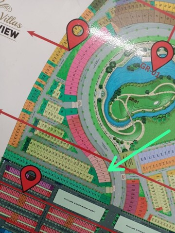  Plot – Map Location View at Gaur Yamuna City 6th Park View, Gaur Yamuna City - for Sale