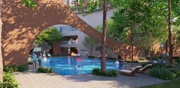 Swimming Pool in 2 BHK Apartment at Provident Botanico, Whitefield – for Sale