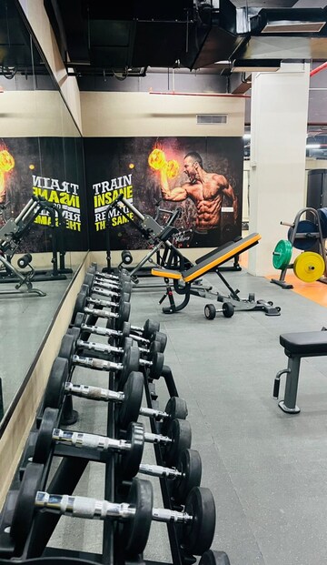 Gym in 4 BHK Penthouse at Azeagaia Botanica, Vrindavan Yojna – for Sale