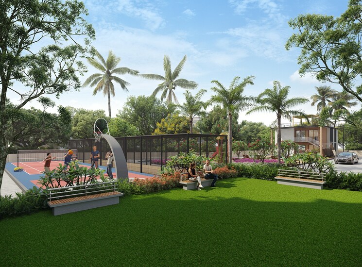 Garden, space-india-amulyam 1 Bedroom 620 Sq.Ft. Apartment In New Panvel Navi Mumbai 7638778