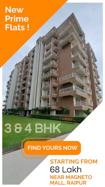 3 BHK Apartment For Resale in Telibandha Raipur  7638926