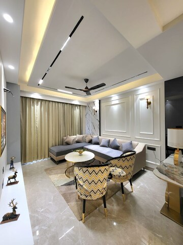 Living Room in 4 BHK Builder Floor at SS Southend Floors, South City 2 – for Sale