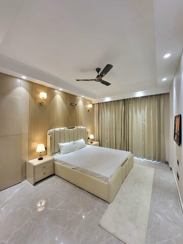 Bedroom in 4 BHK Builder Floor at Unitech South City II, South City 2 – for Sale