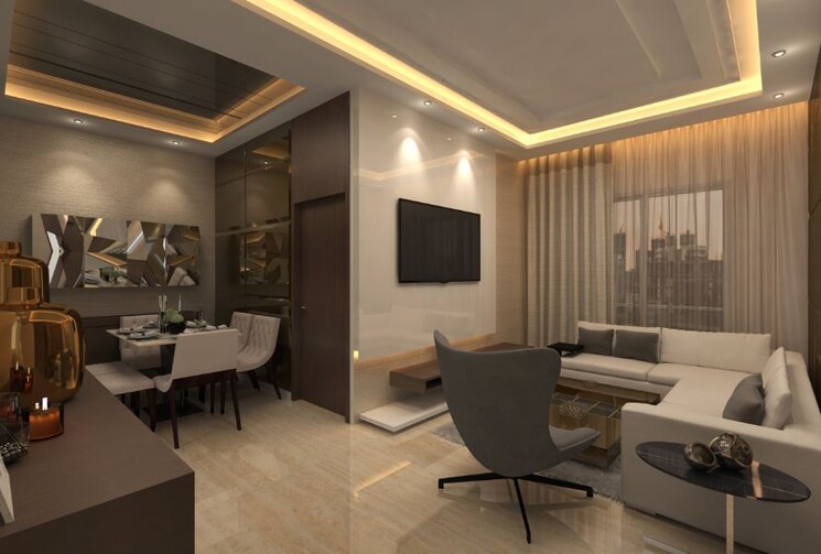 Living Room, mokal-pushp-pinnacle 2 Bedroom 1250 Sq.Ft. Apartment In Kharghar Navi Mumbai 7639481