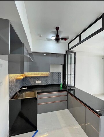 Kitchen in 1 BHK Apartment at Aastha River View, Taloja – for Sale