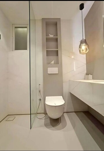 Bathroom in 1 BHK Apartment at Aastha River View, Taloja – for Sale