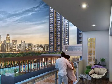 Balcony in 3 BHK Apartment at M3M Merlin, Sector 67 – for Sale