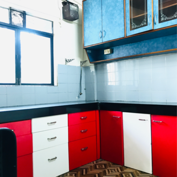 Kitchen in 2 BHK Apartment at Veda CHS, Dahisar West – for Sale