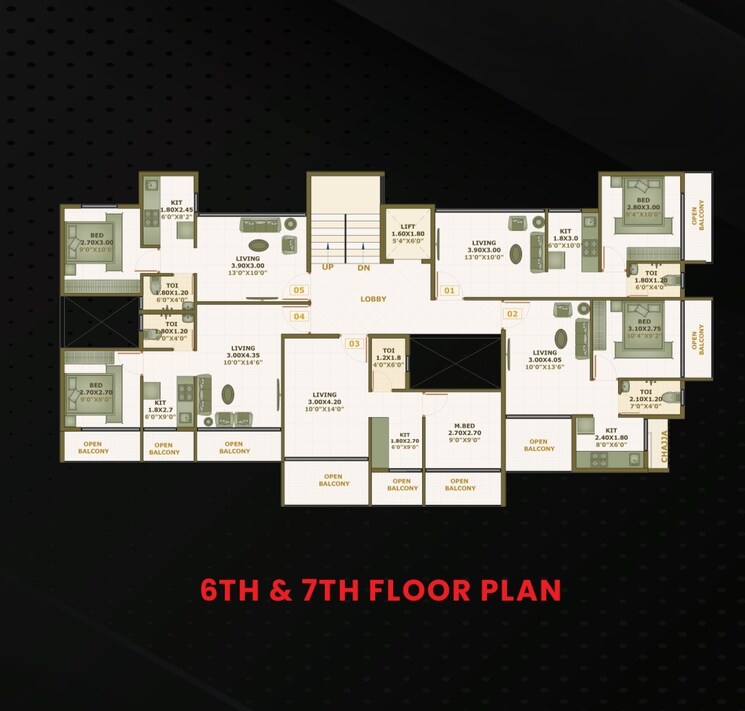 Floor Plan, ulwe 1 Bedroom 700 Sq.Ft. Apartment In Ulwe Navi Mumbai 7641584