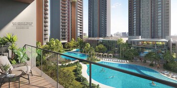 Swimming Pool in 3.5 BHK Apartment at Signature Global Titanium SPR, Sector 71 – for Sale