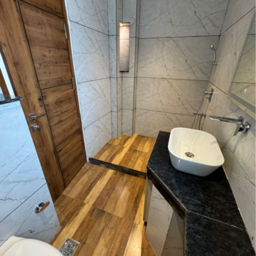 Bathroom in 4 BHK Builder Floor at Sector 63a – for Sale
