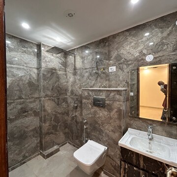 Bathroom in 4 BHK Builder Floor at Chattarpur – for Sale