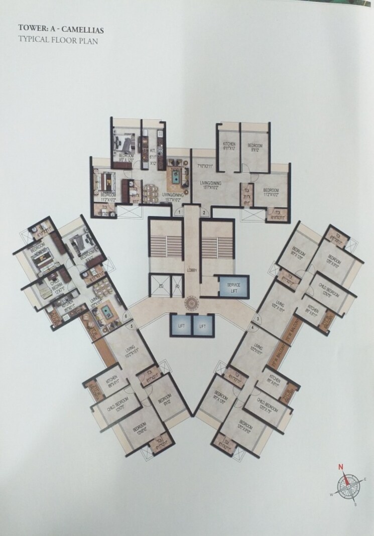 Master Plan, mahaavir-exotique 2 Bedroom 595 Sq.Ft. Apartment In Kharghar Navi Mumbai 7643254