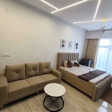 Living Room in Studio Independent House at Trinity Grand, Aimnabad – for Sale