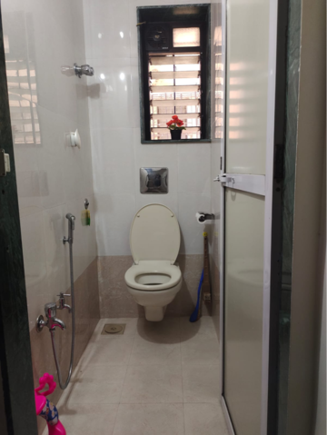 Bathroom in 2 BHK Apartment at Jasmine Tower, Vasant Vihar – for Sale