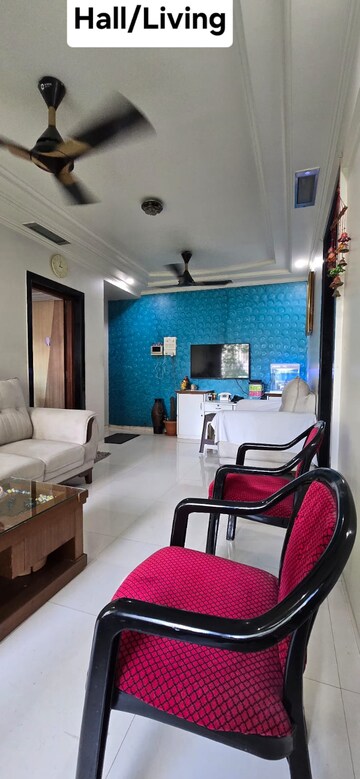 Living Room in 3 BHK Apartment at Aakanksha Garden, Manpada – for Sale