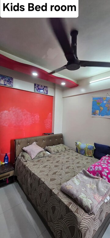 Bedroom in 3 BHK Apartment at Aakanksha Garden, Manpada – for Sale