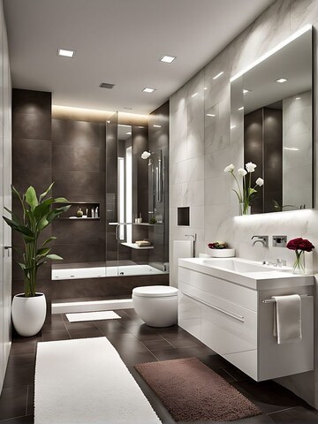 Attached Bathroom in 2 BHK Apartment at Godrej RKS, Chembur – for Sale