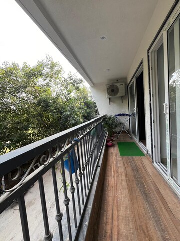 Balcony in 3 BHK Builder Floor at Palm Residency Chhatarpur, Chattarpur – for Sale