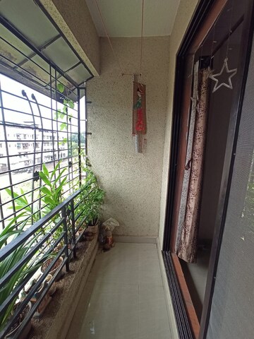 Balcony in 1 BHK Apartment at Om Vaishnavi Park, Kalyan East – for Sale