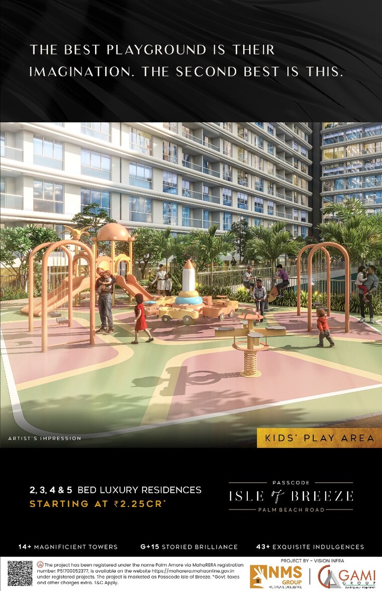 Exterior View, nms-palm-amore 5 Bedroom 2529 Sq.Ft. Builder Floor In Seawoods Sector 46 Navi Mumbai 7645072