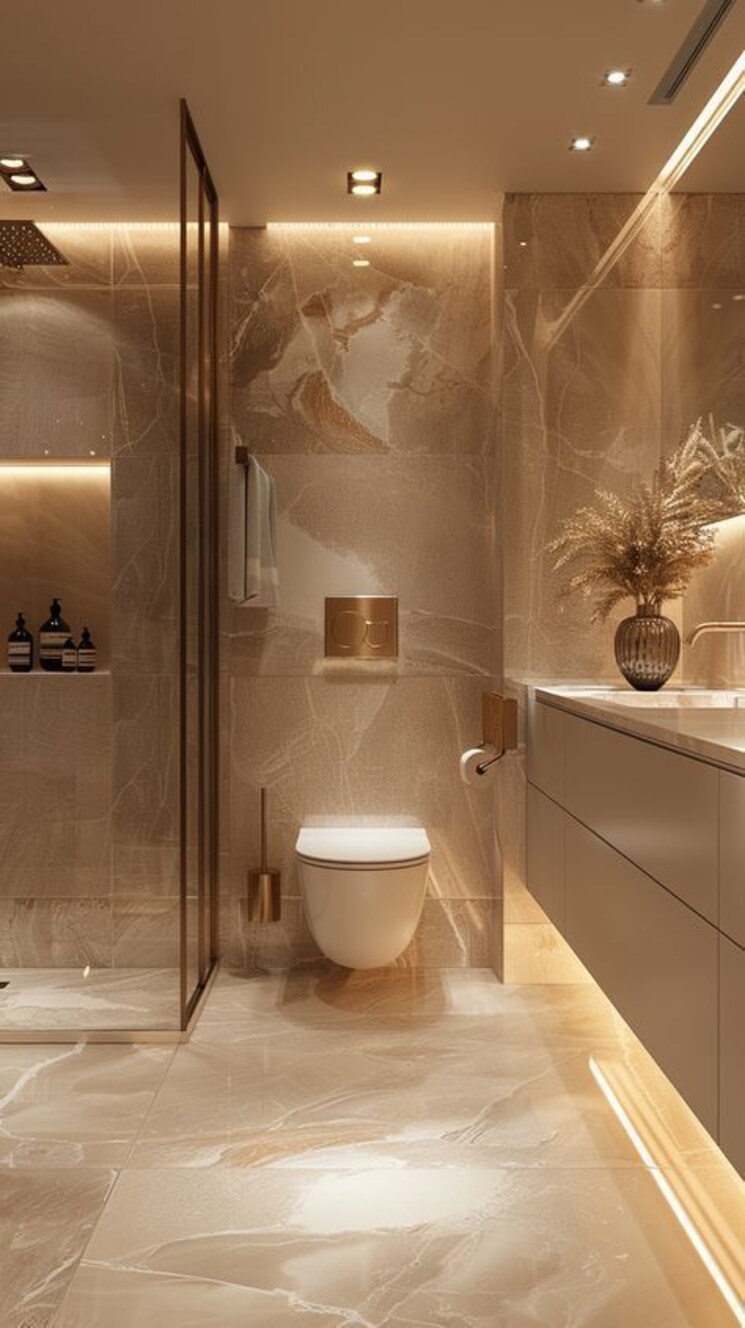 Bathroom, supreme-elenor 3 Bedroom 1098 Sq.Ft. Apartment In Chembur Mumbai 7645306