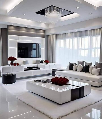 Master Bedroom in 4 BHK Apartment at L And T Seawoods Residences, Seawoods – for Sale