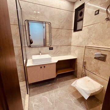 Bathroom in 4 BHK Builder Floor at Ansal API Esencia, Sector 67 – for Sale