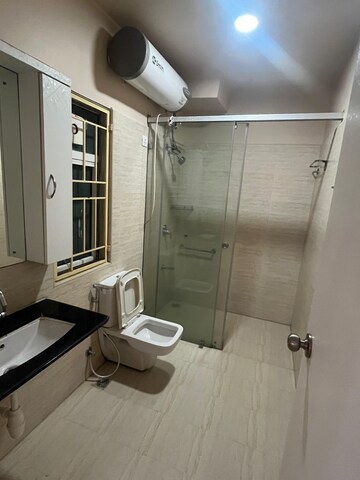 Bathroom in 3.5 BHK Apartment at DLF Westend Heights New Town, Akshayanagar – for Sale