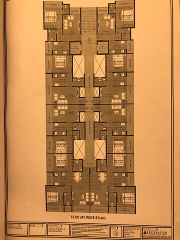 Floor Plan in 1 BHK Apartment at Ulwe Sector 19 – for Sale