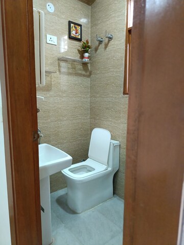 Bathroom in 2 BHK Builder Floor at Chattarpur – for Sale