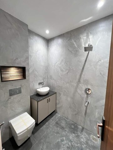 Bathroom in 3 BHK Builder Floor at Peer Mucchalla – for Sale