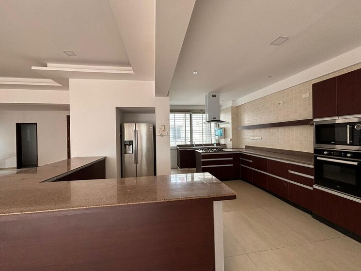 Kitchen, parmar-avienus 4 Bedroom 4500 Sq.Ft. Apartment In Sopan Baug Pune 7650981