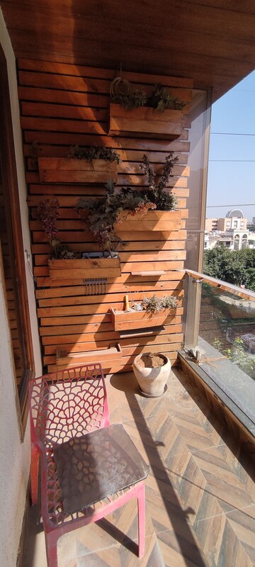 Balcony in 4 BHK Builder Floor at Puri Vip Floors, Sector 81 – for Sale