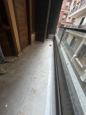 Balcony in 3 BHK Builder Floor at Palm Residency Chhatarpur, Chattarpur – for Sale