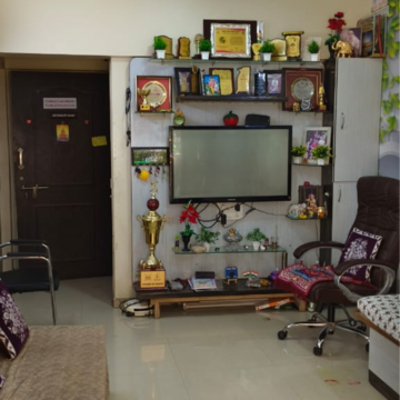 Living Room in 2 BHK Builder Floor at Wakad – for Rent