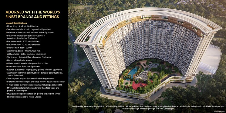 Exterior View, metro-satyam-queens-necklace 1 Bedroom 404 Sq.Ft. Apartment In Kharghar Navi Mumbai 7652989