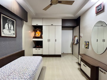 Bedroom in 3 BHK Apartment at Lok Everest, Mulund West – for Sale