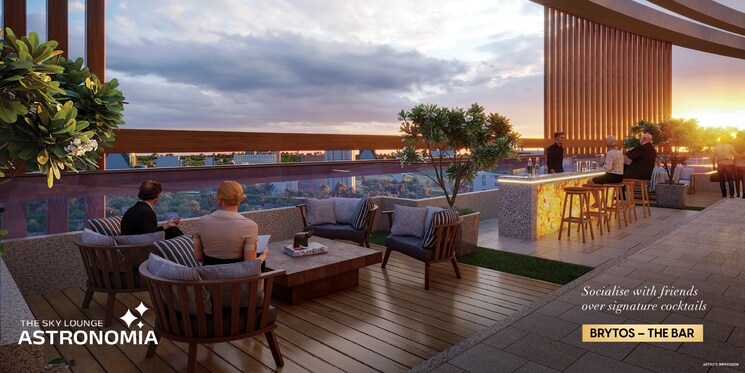 Swimming Pool, metro-satyam-queens-necklace 1 Bedroom 493 Sq.Ft. Apartment In Kharghar Navi Mumbai 7653054