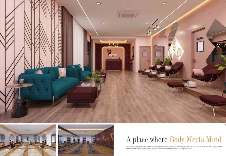 Gym, western-springs 3.5 Bedroom 3490 Sq.Ft. Apartment In Puppalaguda Hyderabad 7653117