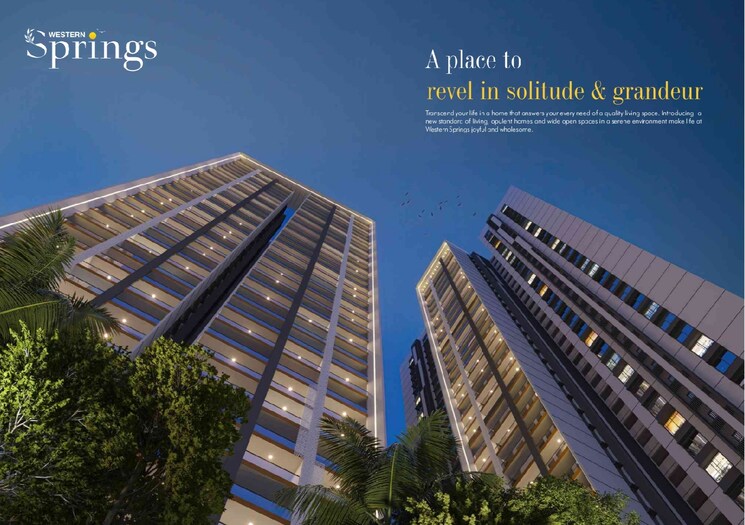 Exterior View, western-springs 3.5 Bedroom 3490 Sq.Ft. Apartment In Puppalaguda Hyderabad 7653117