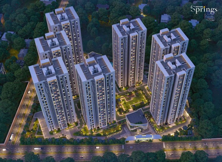 Master Plan, western-springs 3 Bedroom 2185 Sq.Ft. Apartment In Puppalaguda Hyderabad 7653171