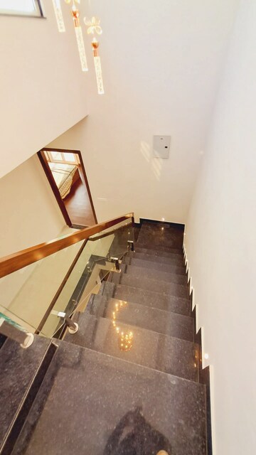 Staircase in 4 BHK Villa at Mansarovar Extension – for Sale